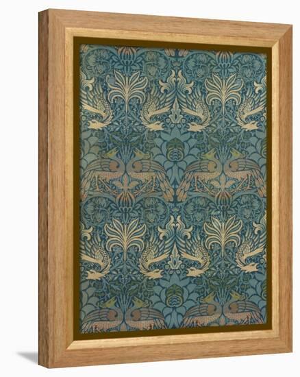 William Morris Peacock and Dragon Textile Design, C.1880-William Morris-Framed Premier Image Canvas