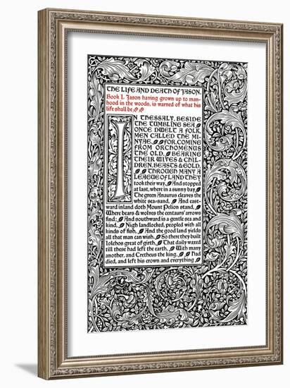 William Morris - The Water of Wondrous Isles-William Morris-Framed Giclee Print