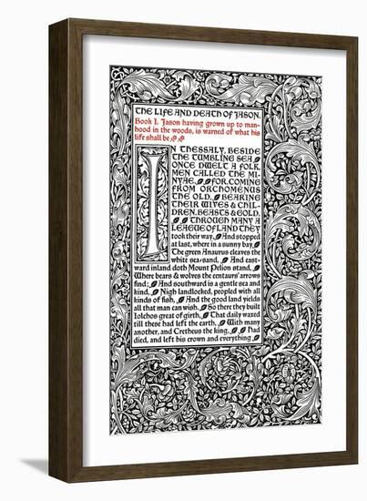 William Morris - The Water of Wondrous Isles-William Morris-Framed Giclee Print