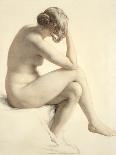 Life Study (Pastel and Pencil on Paper)-William Mulready-Giclee Print