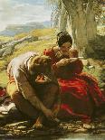 Gypsy Caravan-William Mulready-Giclee Print