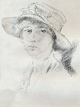 Portrait Study in Pencil, C20th Century (1932)-William Newenham Montague Orpen-Giclee Print