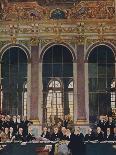 'The Signing of Peace in the Hall of Mirrors,Versailles, 28th June 1919', 1919-William Newenham Montague Orpen-Giclee Print