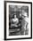 William O. Douglas's Daughter Serving Him a Soda at the Drugstore-null-Framed Photographic Print