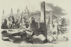 Southwark Bridge from London Bridge-William Parrott-Giclee Print