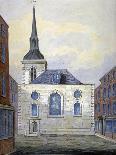 Church of St Mary, Whitechapel, London, C1815-William Pearson-Giclee Print