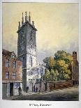 Church of St Alfege, London Wall, London, C1814-William Pearson-Giclee Print