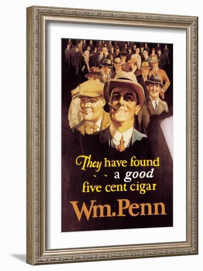 William Penn Cigars-null-Framed Art Print