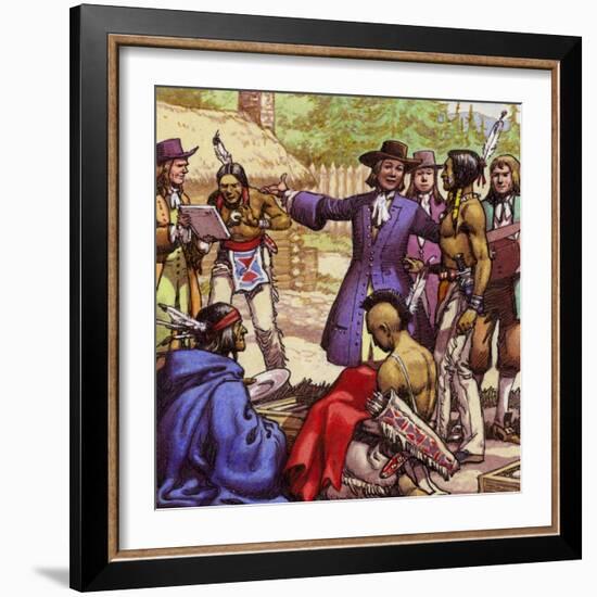 William Penn, the Founder of Pennsylvania-Pat Nicolle-Framed Giclee Print