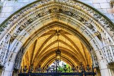 Arch at Harkness Tower, Yale University, New Haven, Connecticut. Completed in 1922 as part of Memor-William Perry-Photographic Print