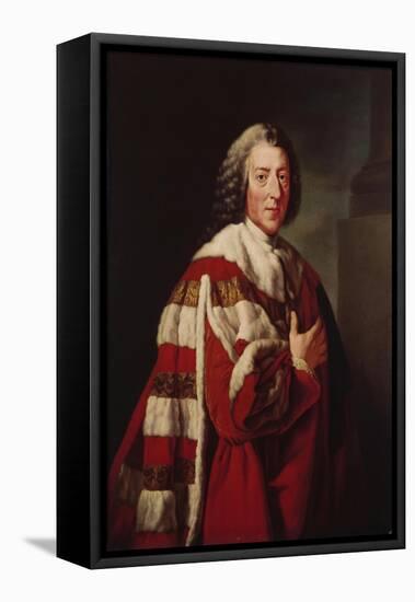 William Pitt, 1st Earl of Chatham, 1772-Richard Brompton-Framed Premier Image Canvas