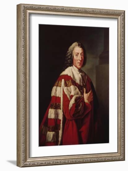 William Pitt, 1st Earl of Chatham, 1772-Richard Brompton-Framed Giclee Print