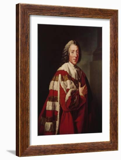 William Pitt, 1st Earl of Chatham, 1772-Richard Brompton-Framed Giclee Print