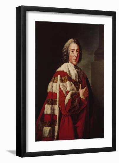 William Pitt, 1st Earl of Chatham, 1772-Richard Brompton-Framed Giclee Print