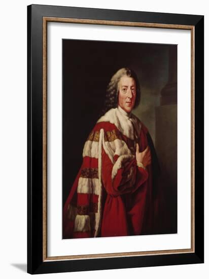 William Pitt, 1st Earl of Chatham, 1772-Richard Brompton-Framed Giclee Print