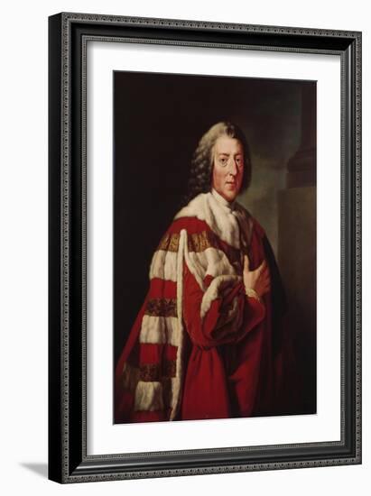 William Pitt, 1st Earl of Chatham, 1772-Richard Brompton-Framed Giclee Print