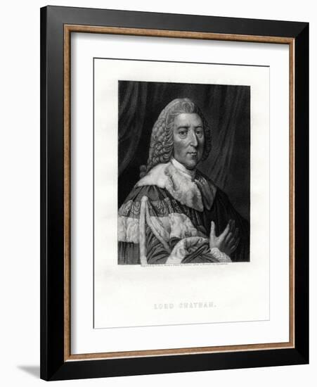 William Pitt, 1st Earl of Chatham, British Whig Statesman, 19th Century-W Holl-Framed Giclee Print