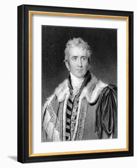 William Pitt Amherst, 1st Earl Amherst of Arracan (1773-185), British Statesman-Thomas Lawrence-Framed Giclee Print