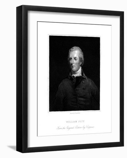 William Pitt the Younger, British Politician, 19th Century-James Posselwhite-Framed Giclee Print
