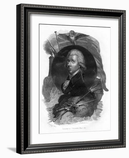 William Pitt, the Younger, British Politician and Prime Minister, 1814-J Brown-Framed Giclee Print