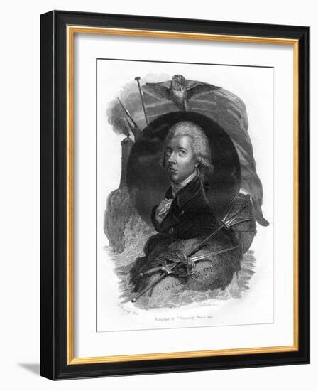 William Pitt, the Younger, British Politician and Prime Minister, 1814-J Brown-Framed Giclee Print