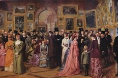 'Private View at the Royal Academy, 1881', 1883 (1935)-William Powell Frith-Premier Image Canvas