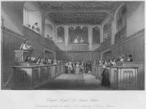 Grocers' Hall, Poultry, City of London, 19th Century-William Radclyffe-Mounted Giclee Print