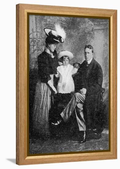 William Randolf Hearst and His Family, Published in 'The Graphic' October 27th 1906-American Photographer-Framed Premier Image Canvas