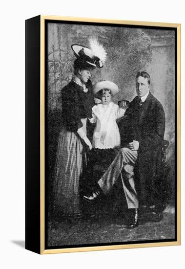 William Randolf Hearst and His Family, Published in 'The Graphic' October 27th 1906-American Photographer-Framed Premier Image Canvas