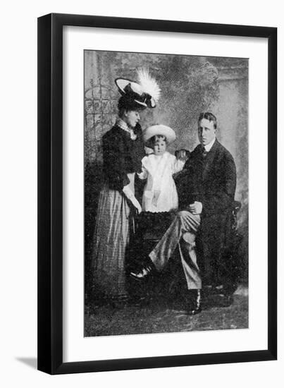 William Randolf Hearst and His Family, Published in 'The Graphic' October 27th 1906-American Photographer-Framed Photographic Print