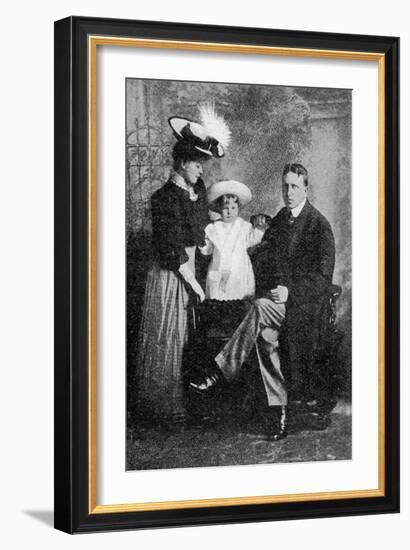 William Randolf Hearst and His Family, Published in 'The Graphic' October 27th 1906-American Photographer-Framed Photographic Print