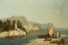 The Amalfitan Coast-William Raymond Dommersen-Framed Giclee Print