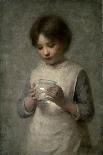Girl with a Silver Fish, 1889-William Robert Symonds-Giclee Print
