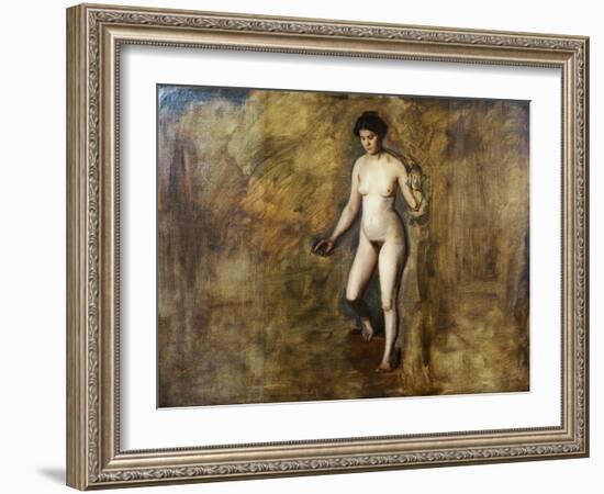 William Rush and His Model-Thomas Cowperthwait Eakins-Framed Giclee Print