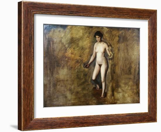 William Rush and His Model-Thomas Cowperthwait Eakins-Framed Giclee Print