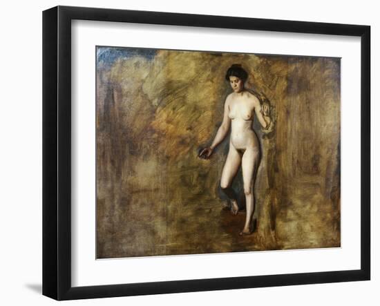 William Rush and His Model-Thomas Cowperthwait Eakins-Framed Giclee Print