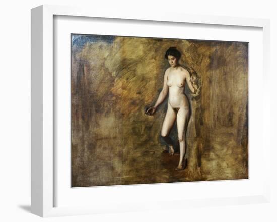 William Rush and His Model-Thomas Cowperthwait Eakins-Framed Giclee Print