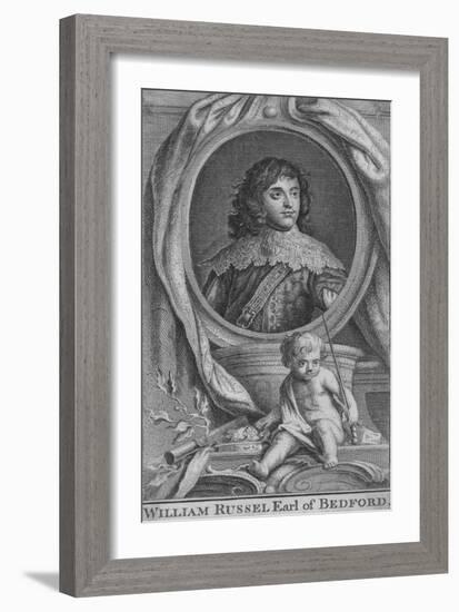William Russel Earl of Bedford, c1742-Jacobus Houbraken-Framed Giclee Print