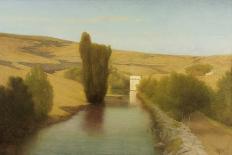 The Royal Mill on the Eresma River, Segovia, Spain, C.1890-1910 (Oil on Canvas)-William Sartain-Giclee Print