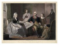 Washington and His Family-William Sartain-Art Print