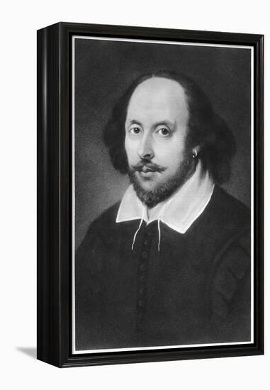 William Shakespeare, English Playwright-null-Framed Premier Image Canvas