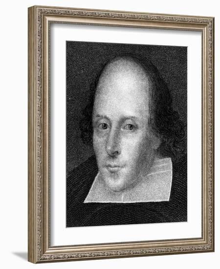 William Shakespeare, English Poet and Playwright-J Cochran-Framed Premium Giclee Print