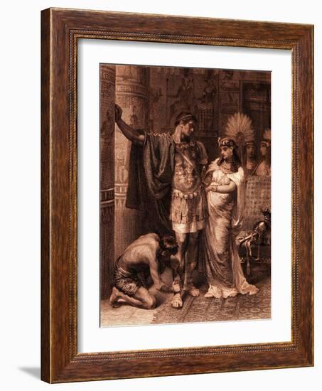 William Shakespeare 's play Antony and Cleopatra-Frank Dicksee-Framed Giclee Print