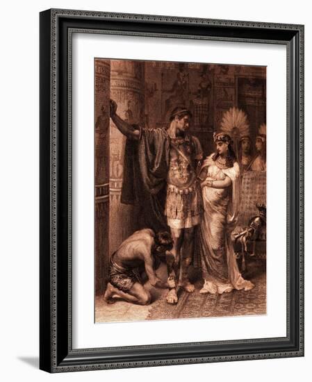 William Shakespeare 's play Antony and Cleopatra-Frank Dicksee-Framed Giclee Print