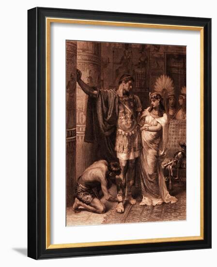 William Shakespeare 's play Antony and Cleopatra-Frank Dicksee-Framed Giclee Print