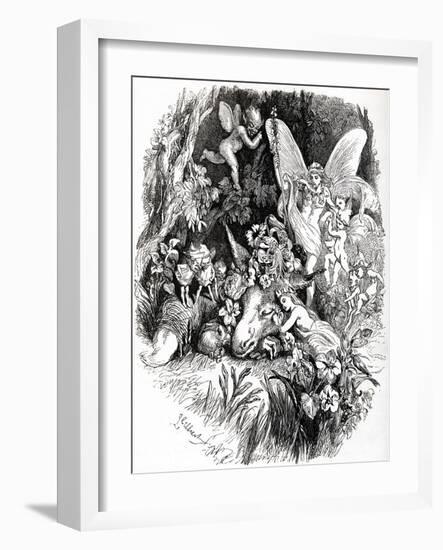 William Shakespeare 's play-John Gilbert-Framed Giclee Print