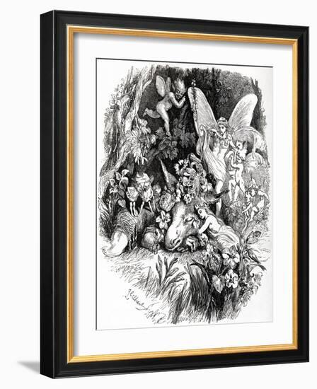 William Shakespeare 's play-John Gilbert-Framed Giclee Print