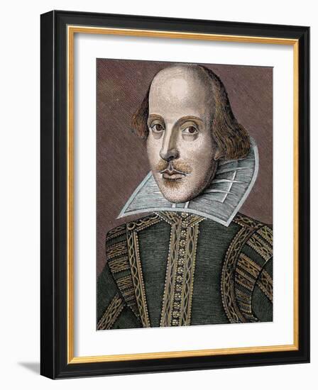 William Shakespeare (Stratford-On-Avon, 1564-1616). English Writer-Prisma Archivo-Framed Photographic Print