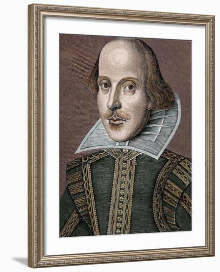 William Shakespeare (Stratford-On-Avon, 1564-1616). English Writer-Prisma Archivo-Framed Photographic Print