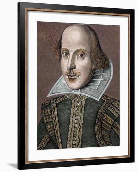 William Shakespeare (Stratford-On-Avon, 1564-1616). English Writer-Prisma Archivo-Framed Photographic Print